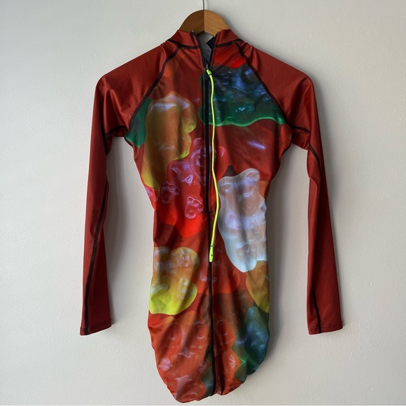 NWT Q Swimwear Gummy Bear Surf Swimsuit - Picture 3 of 7